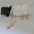 Conjunto mão de fátima banhado a ouro