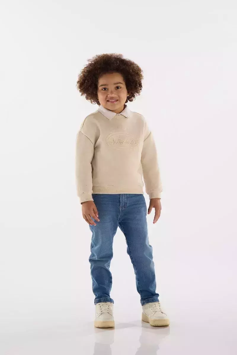 BLUSAO EM MOLETOM LINHO UP BABY