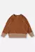 BLUSAO MARROM EM TRICOT UP BABY - loja online