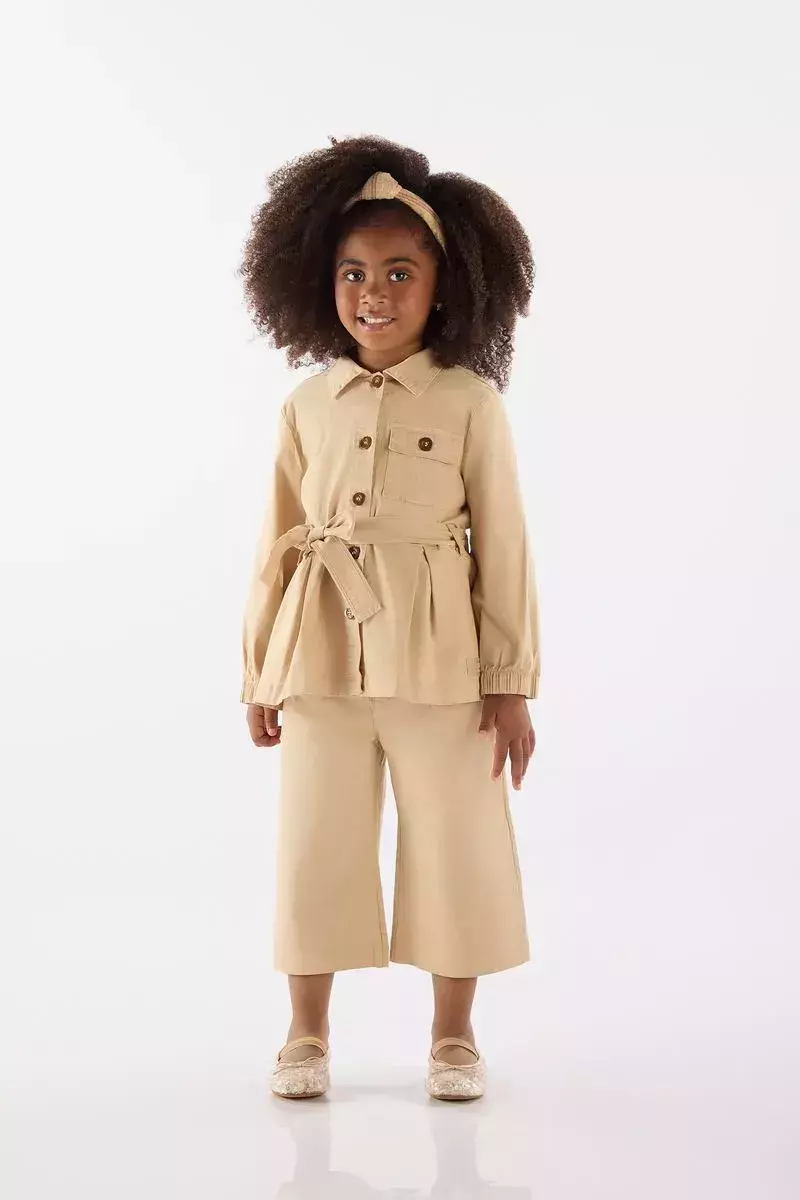 JAQUETA TRENCH COAT BEGE UP BABY
