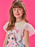 Vestido Infantil Menina Unicórnio Azul Cinti - Era uma vez