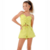 CONJUNTO INFANTIL CROPPED E SHORT LIMA EM LINHO MYLU