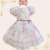 VESTIDO FESTA FLORAL LILAS PETIT CHERIE