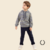 CONJUNTO INFANTIL MOLETINHO E MOLETOM FELPADO MARINHO BUGBEE
