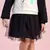 CONJUNTO BLUSA MANGA LONGA GATO E SAIA TULE MON SUCRE - loja online