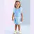 CONJUNTO BLUSA E SHORT SAIA COM PAETE PETIT CHERIE