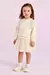 CONJUNTO BLUSA MANGA LONGA COM TULE E STRASS E SAIA DE TULE PETIT CHERIE na internet