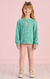 BLUSA COM STRASS VERDE MENTA MON SUCRE - comprar online