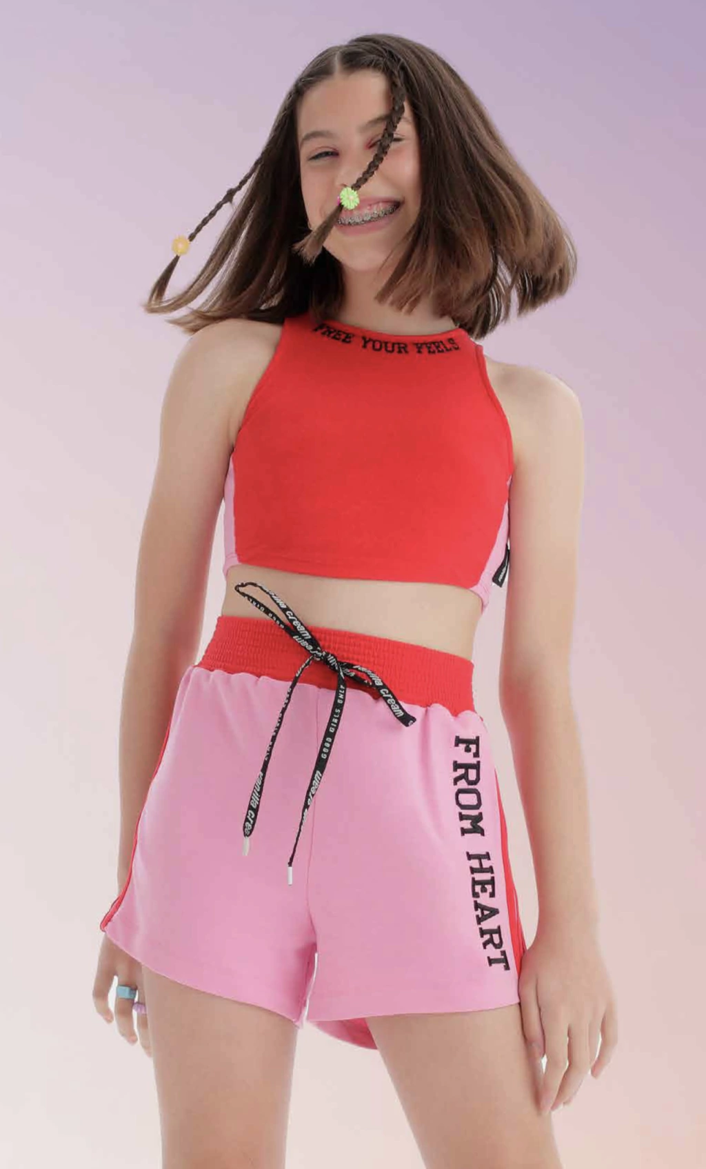 CONJUNTO HEART VANILLA