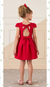 VESTIDO VERMELHO CORAÇÃO HAPPY TIME MON SUCRE na internet