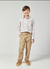 CALCA BEGE LINHO OLIVER - comprar online