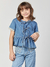 BLUSA JEANS LAÇOS LULUZINHA - comprar online