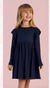VESTIDO MARINHO MANGA LONGA CANELADO MON SUCRE - comprar online
