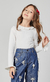BLUSA MANGA LONGA GOLA COM STRASS LULUZINHA - comprar online