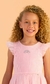 VESTIDO CANELADO E COM TULE ROSA PETIT CHERIE - comprar online