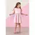 VESTIDO MON SUCRE ROSA COM ESTRELAS BALLET - comprar online