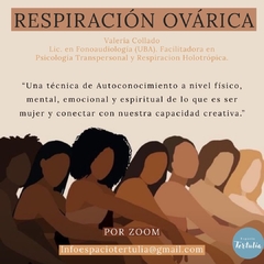 RESPIRACION OVÁRICA (Un solo encuentro, actividad mensual)