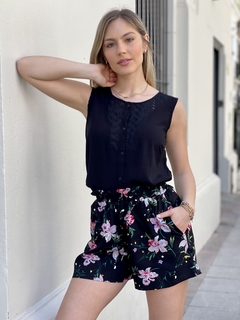 art. 7190 Musculosa con broderie - comprar online