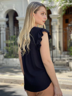 Art. 7239 negro con broderie - tienda online