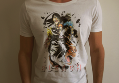Remera Blanca Bleach