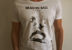 Remera Blanca Dragon Ball