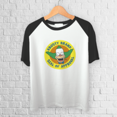 Remera Ranglan Blanca Simpsons Krusty