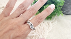 anillos ondas - Chicha accesorios de plata