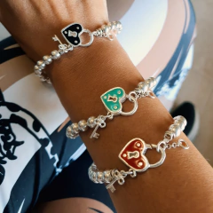 PULSERA CIERRE CORAZÓN