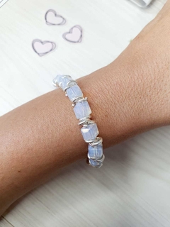 Pulsera cristal blanca en internet