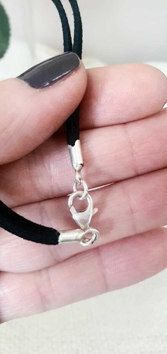 CONJUNTO CUERO Y PLATA DIJE GOTA en internet