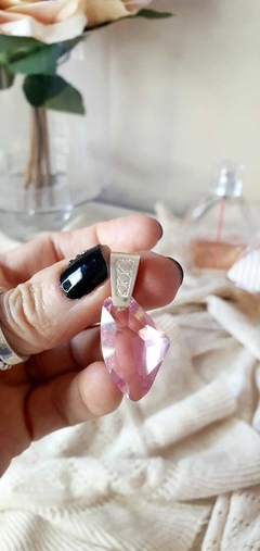 dije cristal humo/rosa/violeta