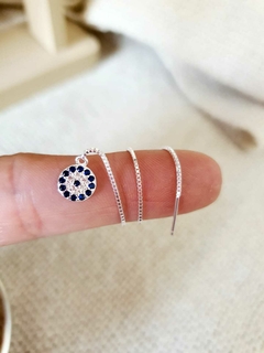 AROS AGUJA - Chicha accesorios de plata