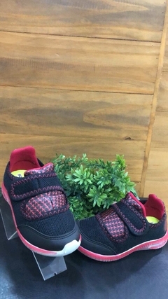 TENIS KIDY 07900220080 PRETO/VERMELHO