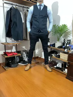 Pantalón de satén corte chino - tienda online