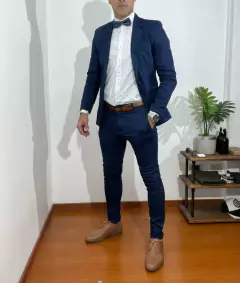 Pantalón de satén corte chino - comprar online