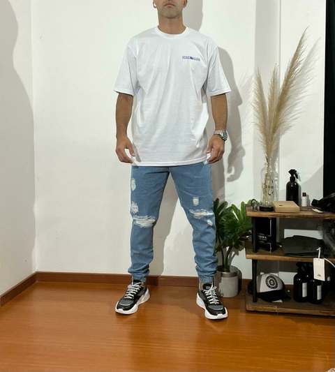 Jogger Mom de Jean con roturas