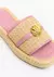 Papete Flatform Palha Com Concha