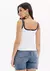 Blusa Regata Canelada Com Bordado - comprar online