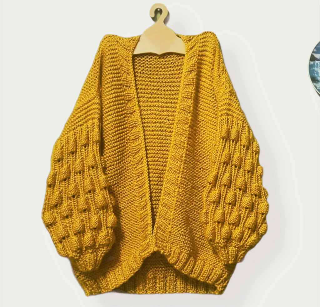 Cardigan Globo (Hilo de seda)