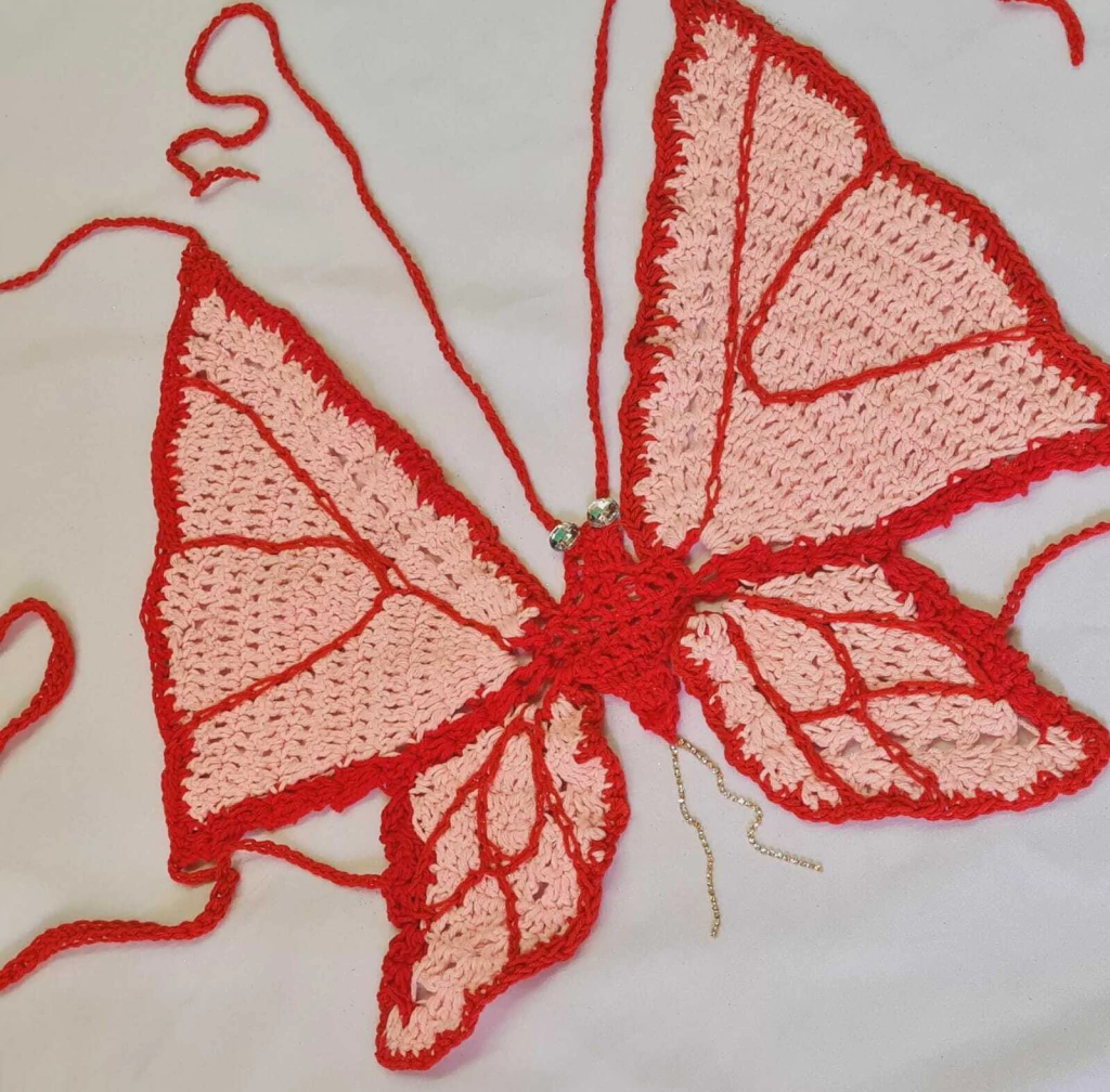 Top Mariposa (Versión Monarca)