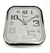 RELOJ DE PARED CUADRADO 20 CM CA4804 - comprar online