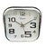 RELOJ DE PARED CUADRADO 20 CM CA4804