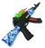 PISTOLA AMETRALLADORA AK47 EN BOLSA CON LUZ Y SONIDO SD21506