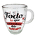 TAZA DE VIDRIO CON FRASES DE 10 CM - Bazar Mandarin