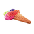 COLCHONETA INFLABLE CON FORMA DE HELADO 1.88X1.30M 43183