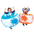 INFLABLE CHOCA Y REBOTA 91X51CM