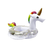 SALVAVIDAS INFLABLE DE UNICORNIO CON GLITTER 90 X 95 CM - comprar online