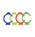 SET AROS DE PECES PLÁSTICO DE BUCEO X4 26009 BESTWAY - comprar online