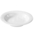 PLATO HONDO DE MELAMINA BLANCO 22CM - comprar online