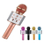 MICROFONO PARLANTE KARAOKE USB SD CARD VARIOS COLORES ADE226